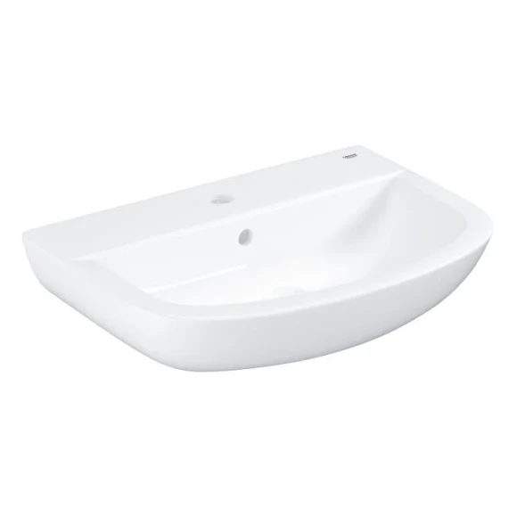 Раковина подвесная 55, с крепежами, с переливом, альпин-белый Grohe Bau Ceramic 39440000