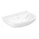 Раковина подвесная 55, с крепежами, с переливом, альпин-белый Grohe Bau Ceramic 39440000
