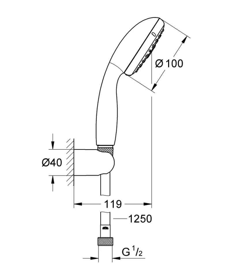 Душевой комплект GROHE (1000190)