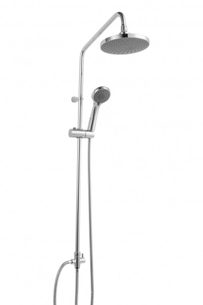 D283CP-2-RUS FIT R Душевая колонна для душа без смесителя (верхний душ круглой  формы) (к/к 4)