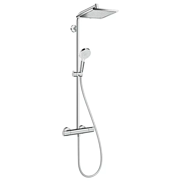 Душевая система с термостатом для душа, хром Hansgrohe Crometta 240 Showerpipe 27271000