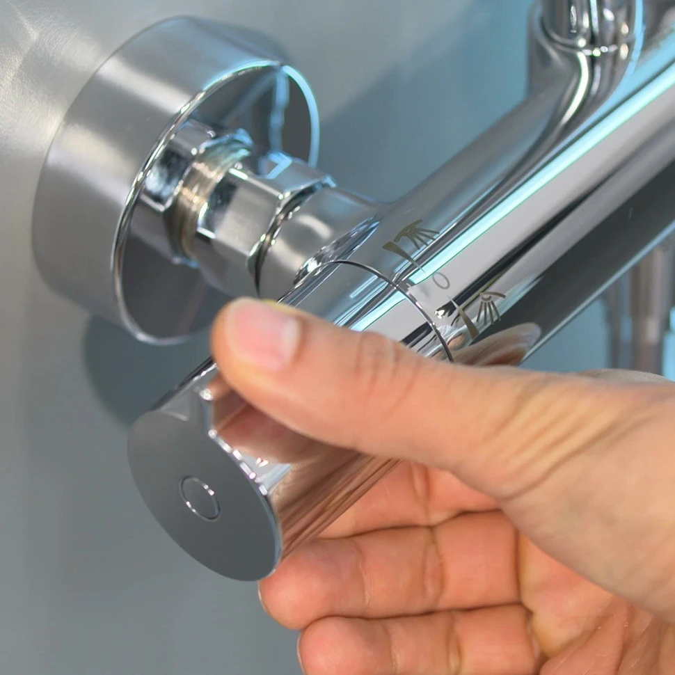 Душевая система с термостатом для душа, хром Hansgrohe Crometta 240 Showerpipe 27271000