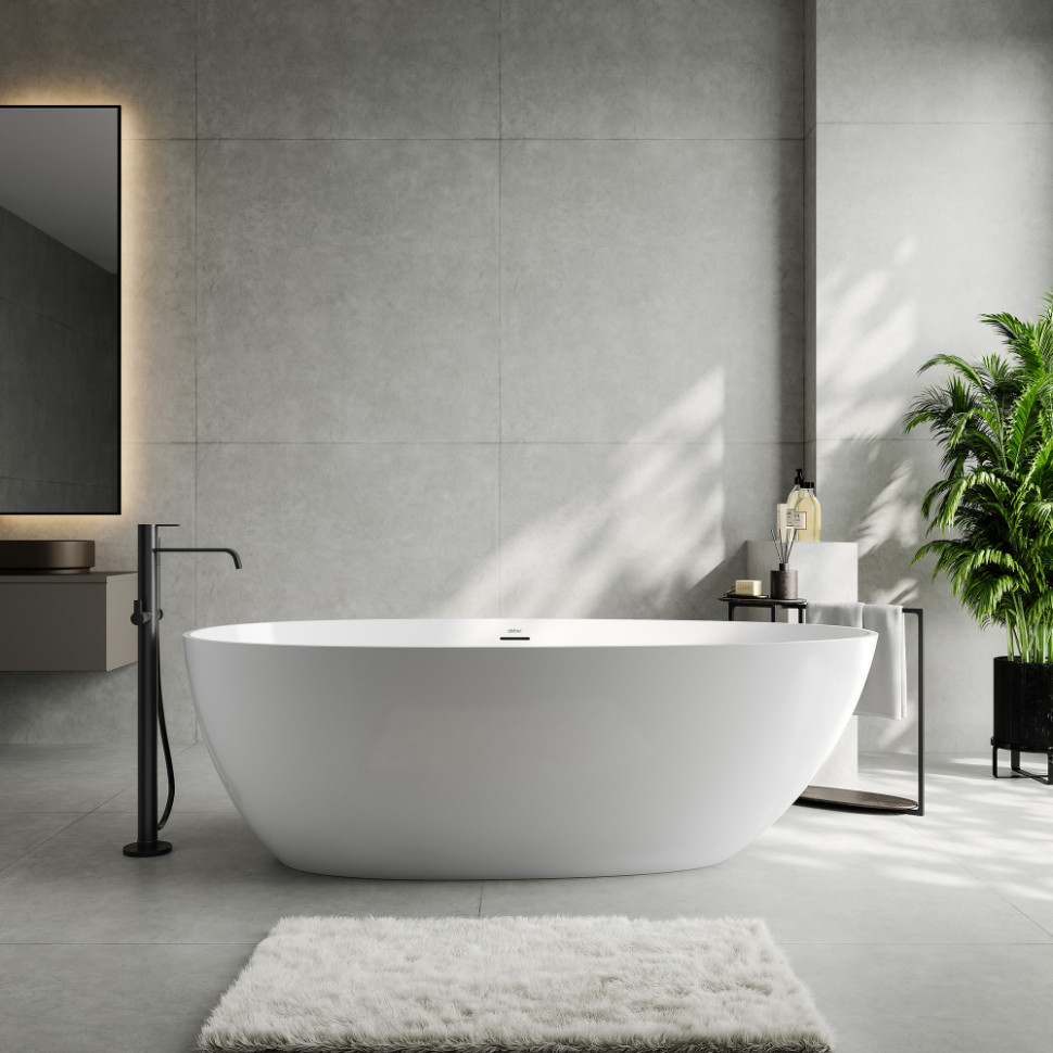 Акриловая ванна ABBER AB9211-1.8 белая