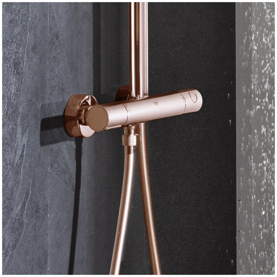 Душевая система с термостатом для душа, теплый закат матовый Grohe Euphoria XXL 310 26075DL0