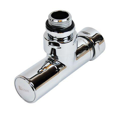 Вентиль запорный угловой 3/4" х 1/2" г/ш хром, Luxon LX-8202SCH0504