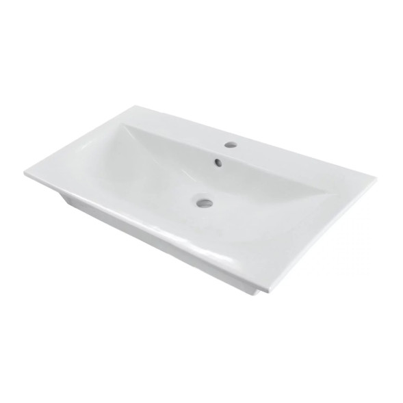Умывальник мебельный SANITA LUXE Breeze 80 ВКС Белый S1