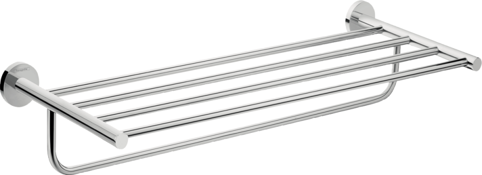 Полка для полотенец 600, с держателем, хром Hansgrohe Logis Universal 41720000