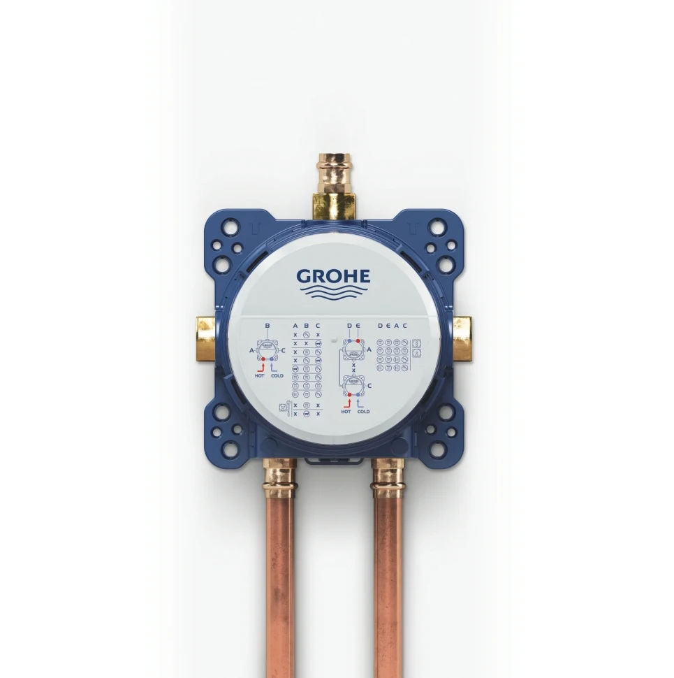 Универсальная встраиваемая часть GROHE Rapido SmartBox для вентилей, смесителей и термостатических смесителей Grohtherm SmartControl (35604000)