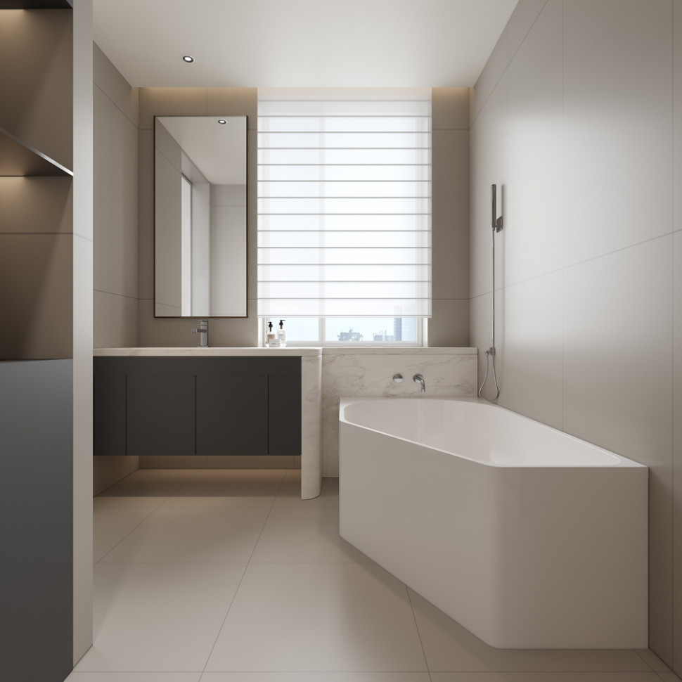 Акриловая ванна ABBER AB9505 L белая