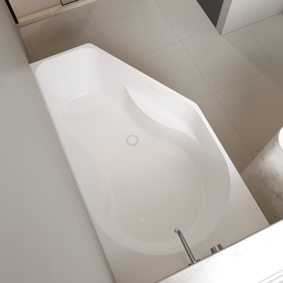 Акриловая ванна ABBER AB9505 L белая