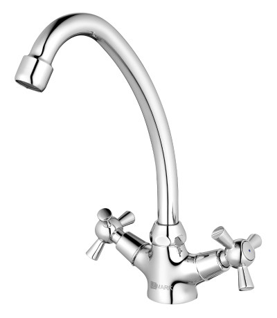 Смеситель для кухни с поворотным изливом LEMARK CONTOUR  -  LM7404C