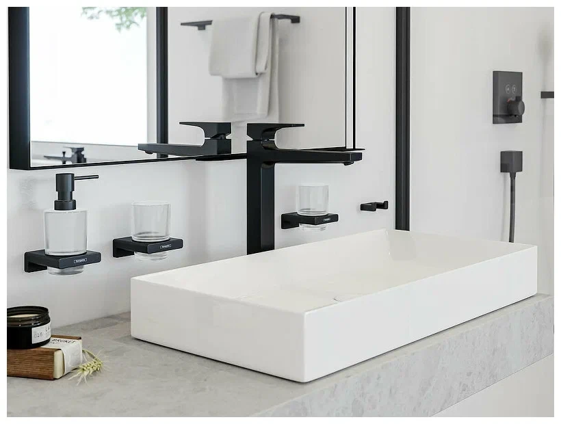Крючок двойной, белый Hansgrohe AddStoris 41755700