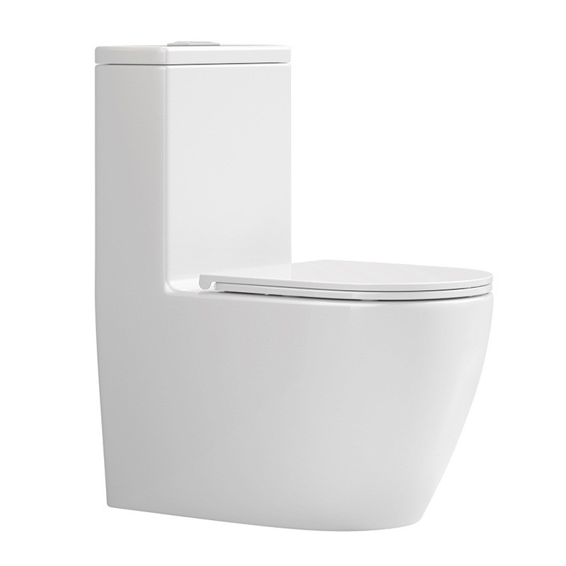 Унитаз монолитный SANITECO SA-3073 белый 690X360X835