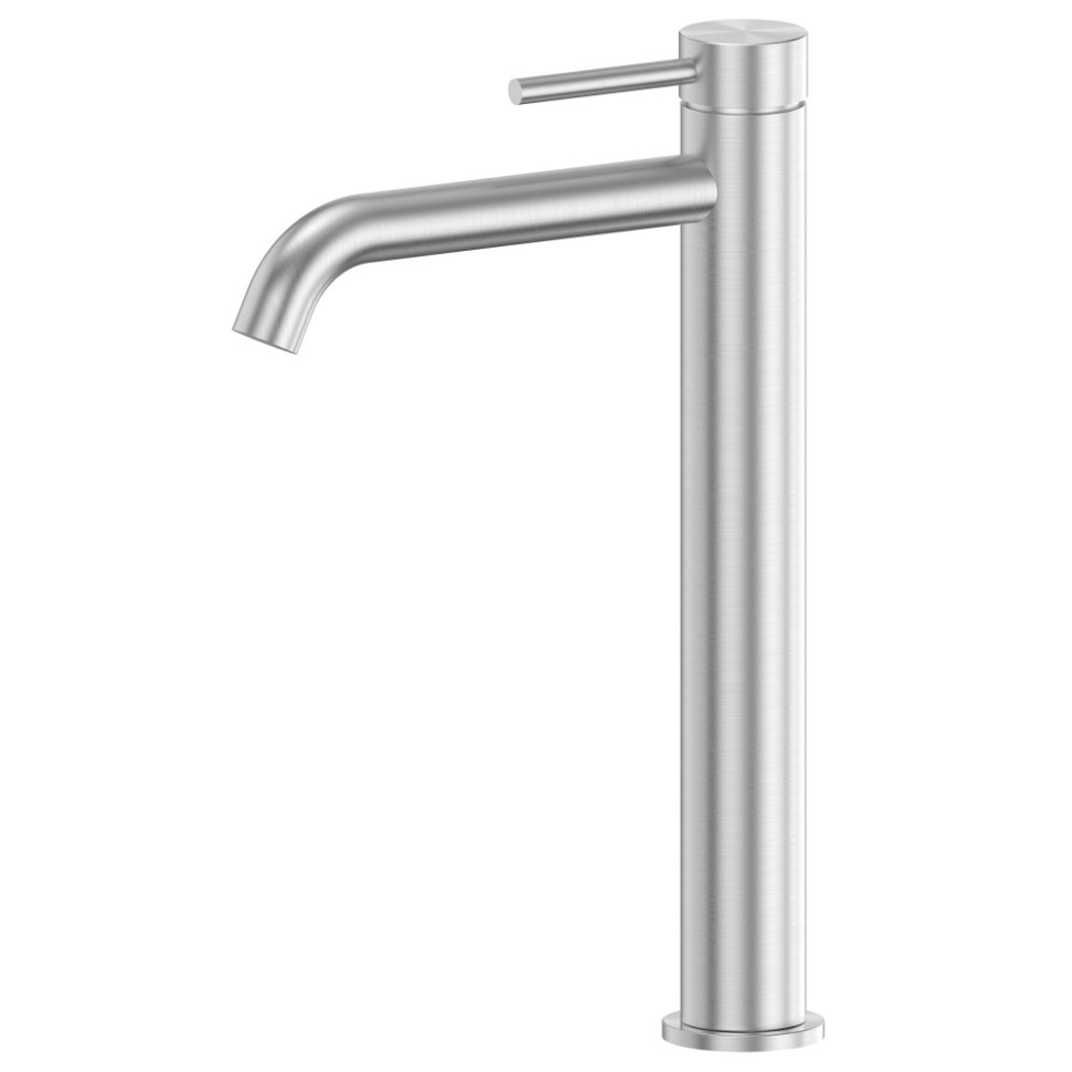 Смеситель ABBER Wasser Kreis 316 AF8111BST-L для накладной раковины, сталь брашированная