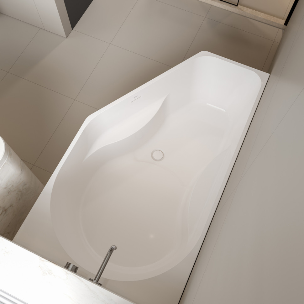 Акриловая ванна ABBER AB9505 R белая