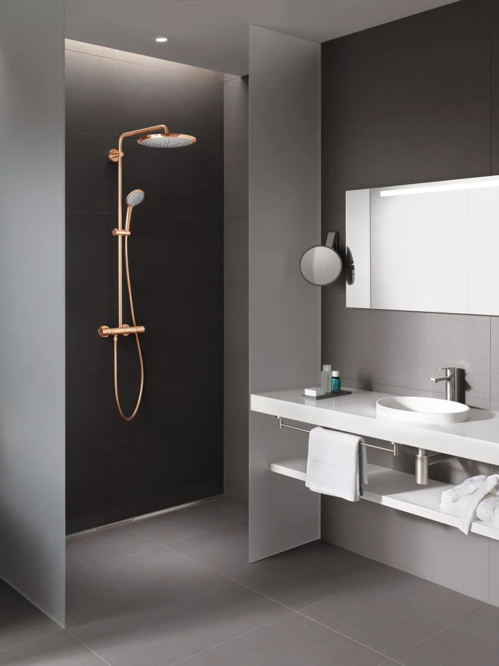 Душевая система с термостатом для душа, теплый закат глянец Grohe Euphoria XXL 310 26075DA0