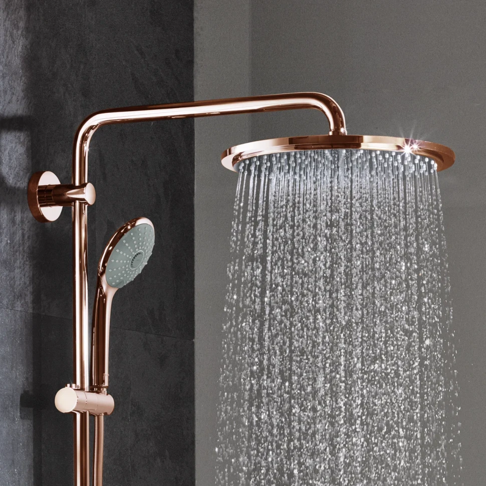 Душевая система с термостатом для душа, теплый закат глянец Grohe Euphoria XXL 310 26075DA0