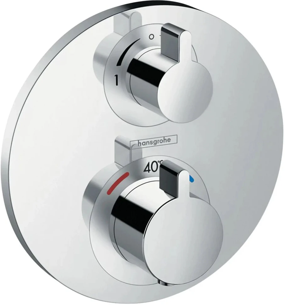 Душевая система с термостатом для душа, встраиваемая, хром Hansgrohe Ecostat E 27295000
