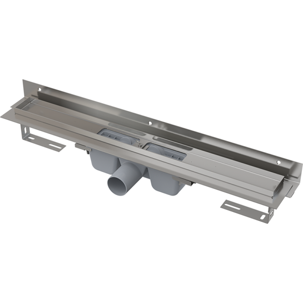 Трап линейный для душа, с регулируемым краем к стене Alcaplast APZ4-850