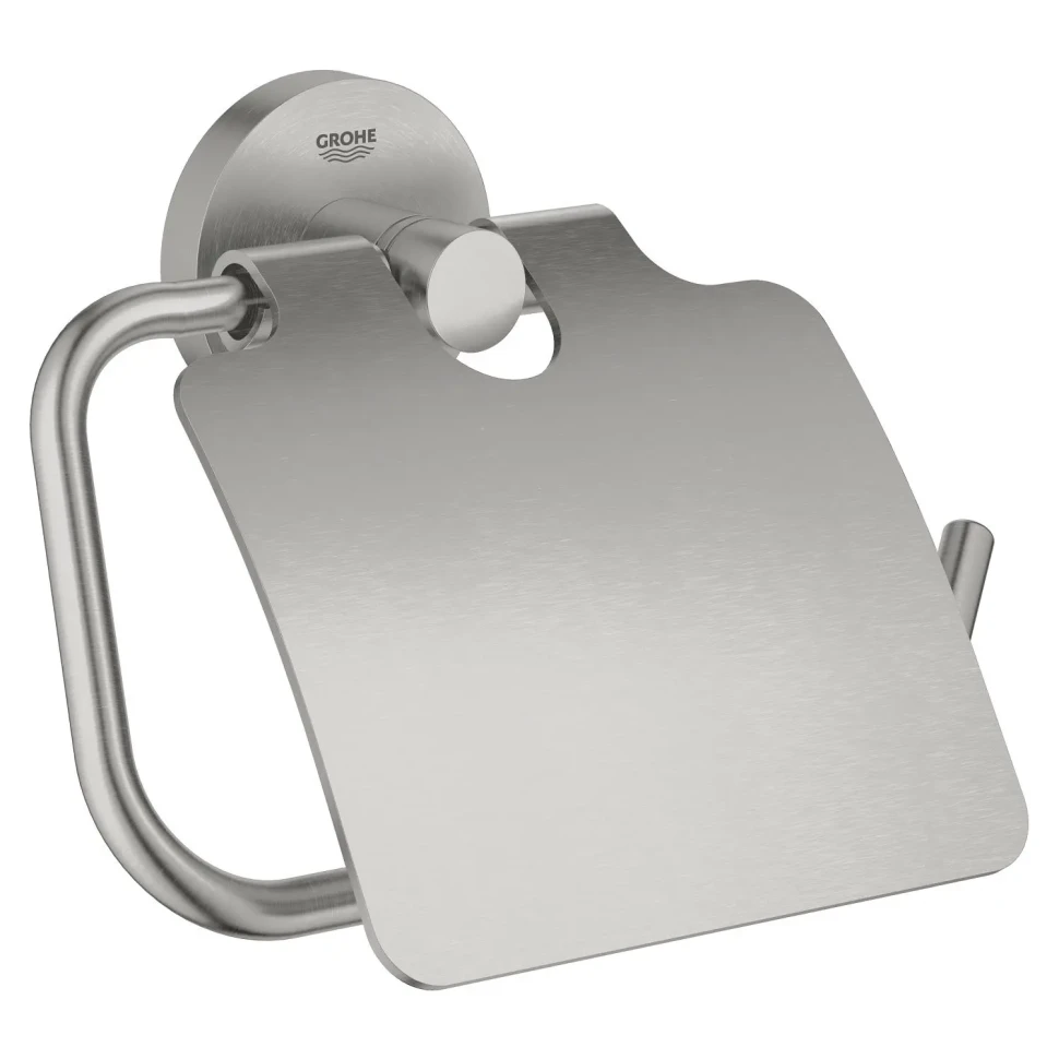 Держатель для туалетной бумаги с крышкой, суперсталь Grohe Essentials 40367DC1