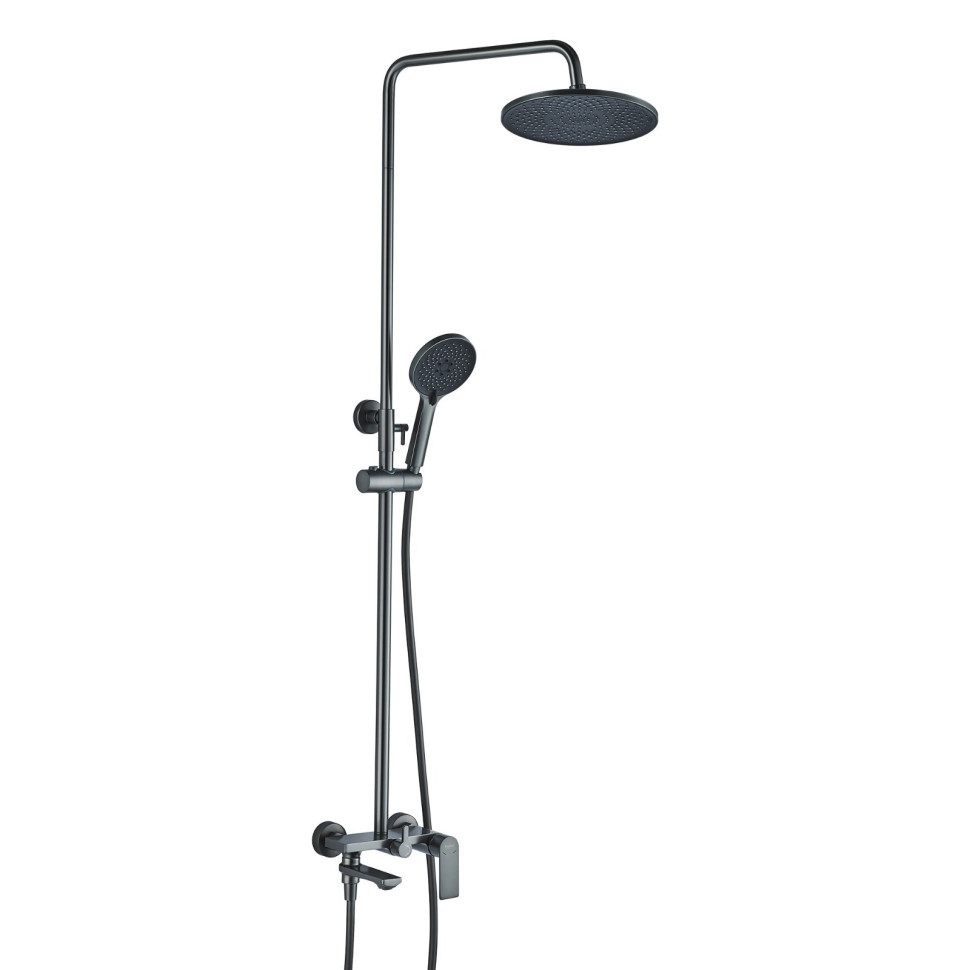 Стойка душевая со смесителем HAIBA HB24505-3 графит