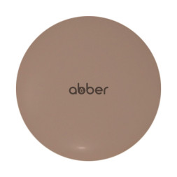 Накладка на слив для раковины ABBER AC0014MBB бежевая матовая, керамика