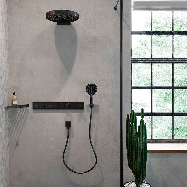 Ручной душ 130, 3 типа струи, черный Hansgrohe Rainfinity 26864670
