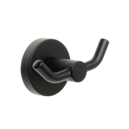 Крючок двойной FIXSEN "COMFORT BLACK" черный FX-86005A