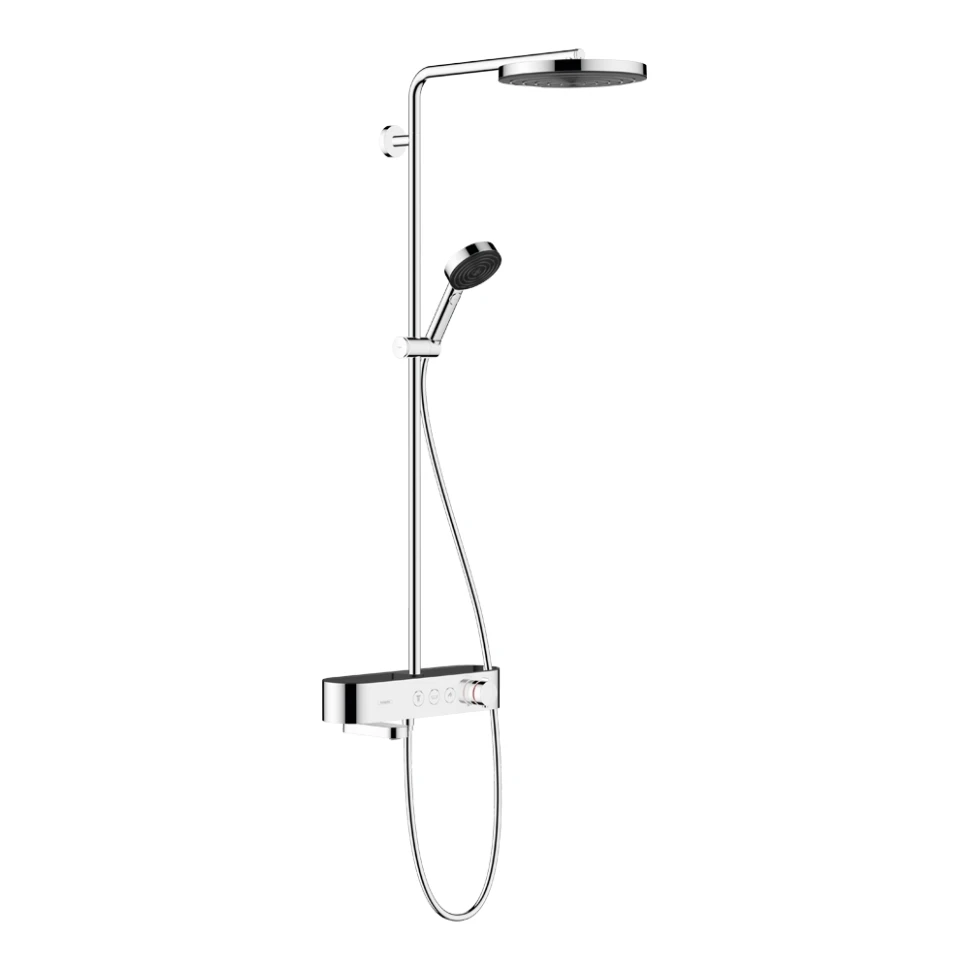 Душевая система с термостатом для ванны, хром Hansgrohe Pulsify Showerpipe 260 24230000