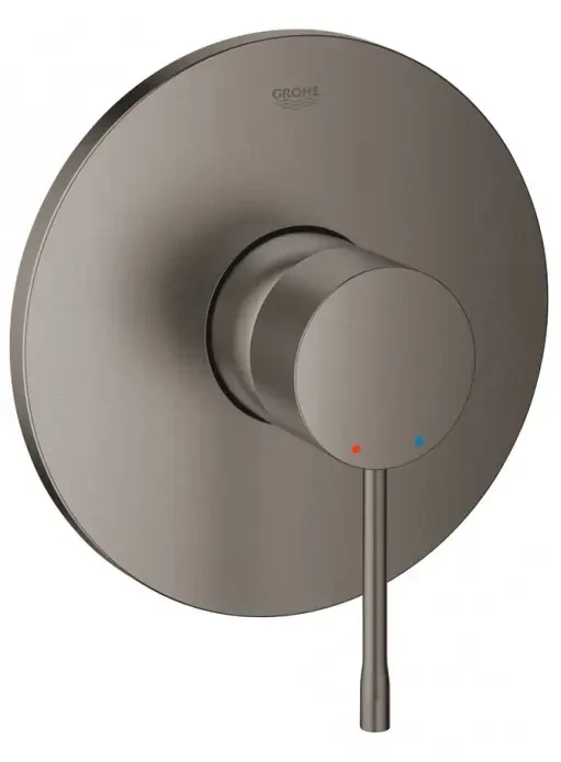 Внешняя часть смесителя для ванны GROHE Essence на 2 потребителя, темный графит глянец (24058A01)