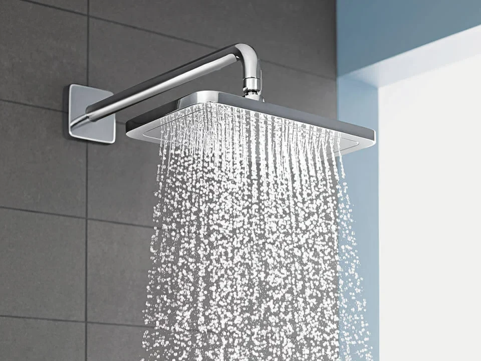Душевая система с термостатом для ванны, хром Hansgrohe Croma E Showerpipe 280 27687000