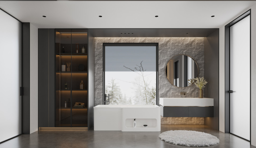 Акриловая ванна ABBER AB9506 белая