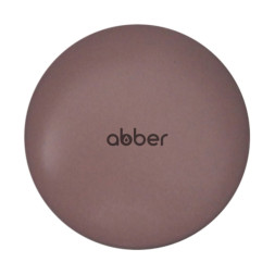 Накладка на слив для раковины ABBER AC0014MC коричневая матовая, керамика