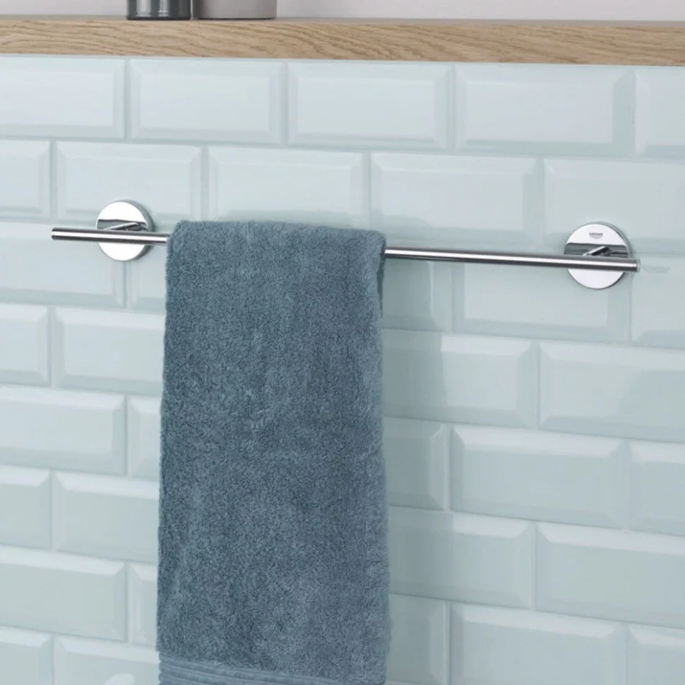 Держатель для банного полотенца 520, хром Grohe BauCosmopolitan 40459001
