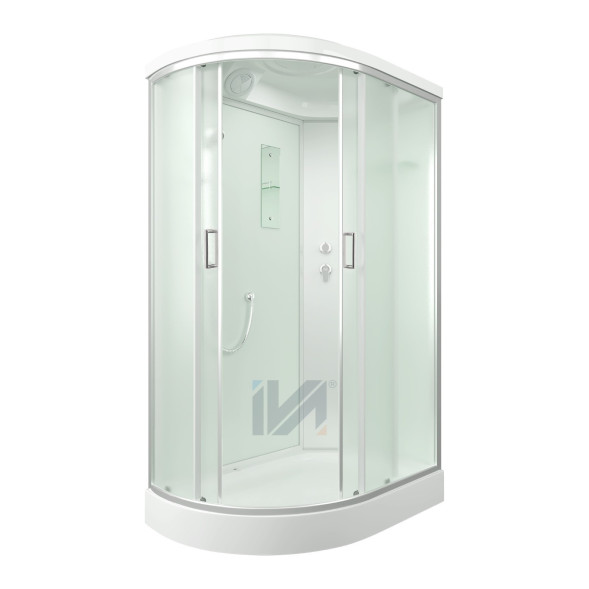 Душевая кабина IVA SC012CMR 1200*800*2150 низкий поддон, светлое стекло