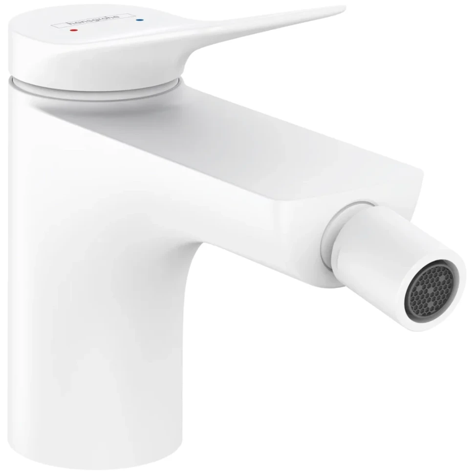 Смеситель для биде с донным клапаном, белый Hansgrohe Vivenis 75200700