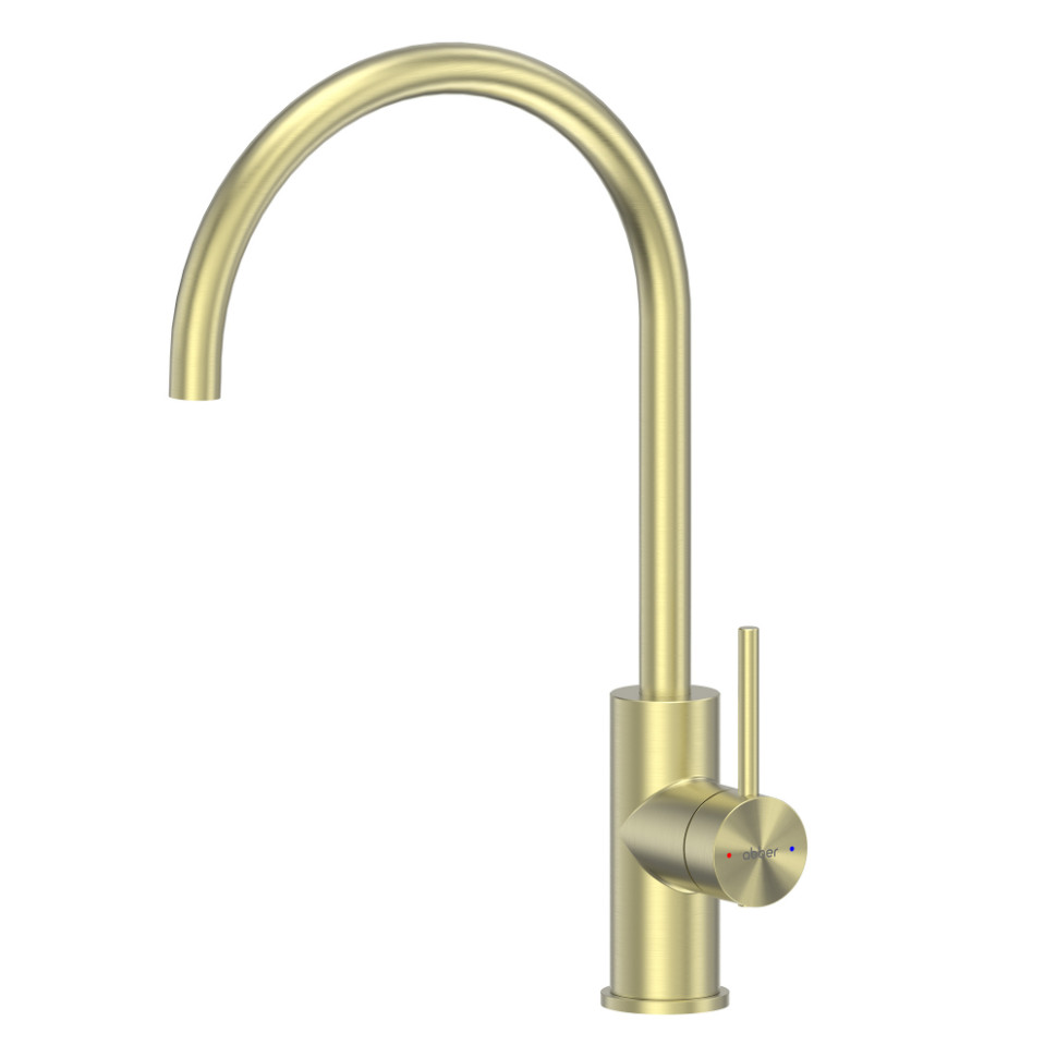 Смеситель ABBER Wasser Kreis 316 AF8114BG для кухни, брашированное золото