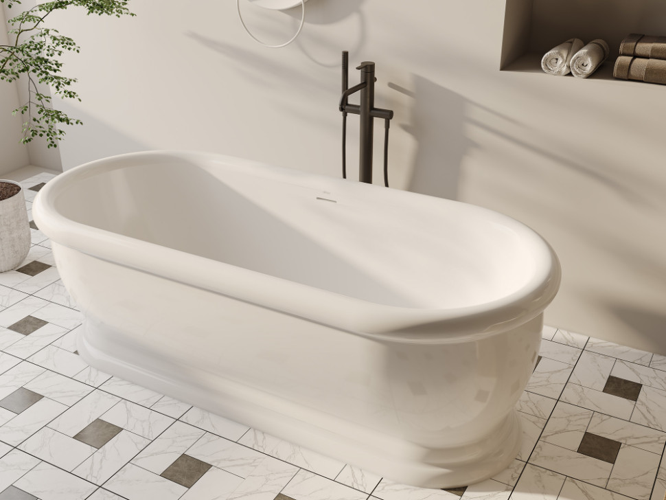 Акриловая ванна ABBER AB9515 белая