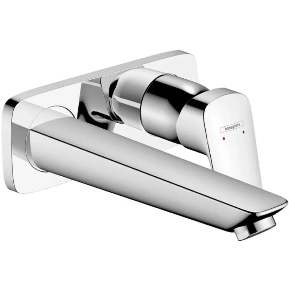 Смеситель для раковины, настенный, хром Hansgrohe Logis 71220000