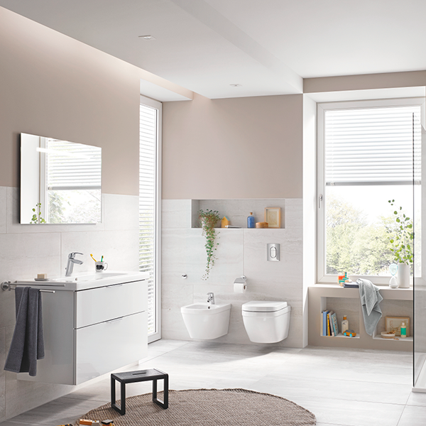 Смеситель для биде с донным клапаном, размер S, хром Grohe Eurosmart 32929002