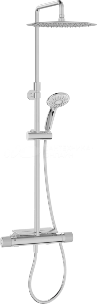 Душевая система с термостатом для душа, хром Jacob Delafon Rivoli E30117-CP