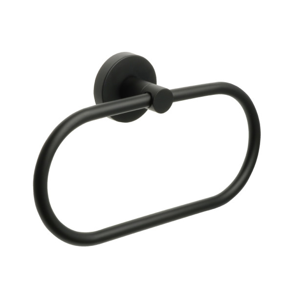 Полотенцедержатель кольцо FIXSEN "COMFORT BLACK" черный FX-86011