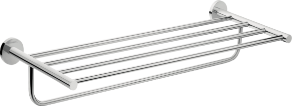 Полка для полотенец 600, с держателем, хром Hansgrohe Logis Universal 41720000