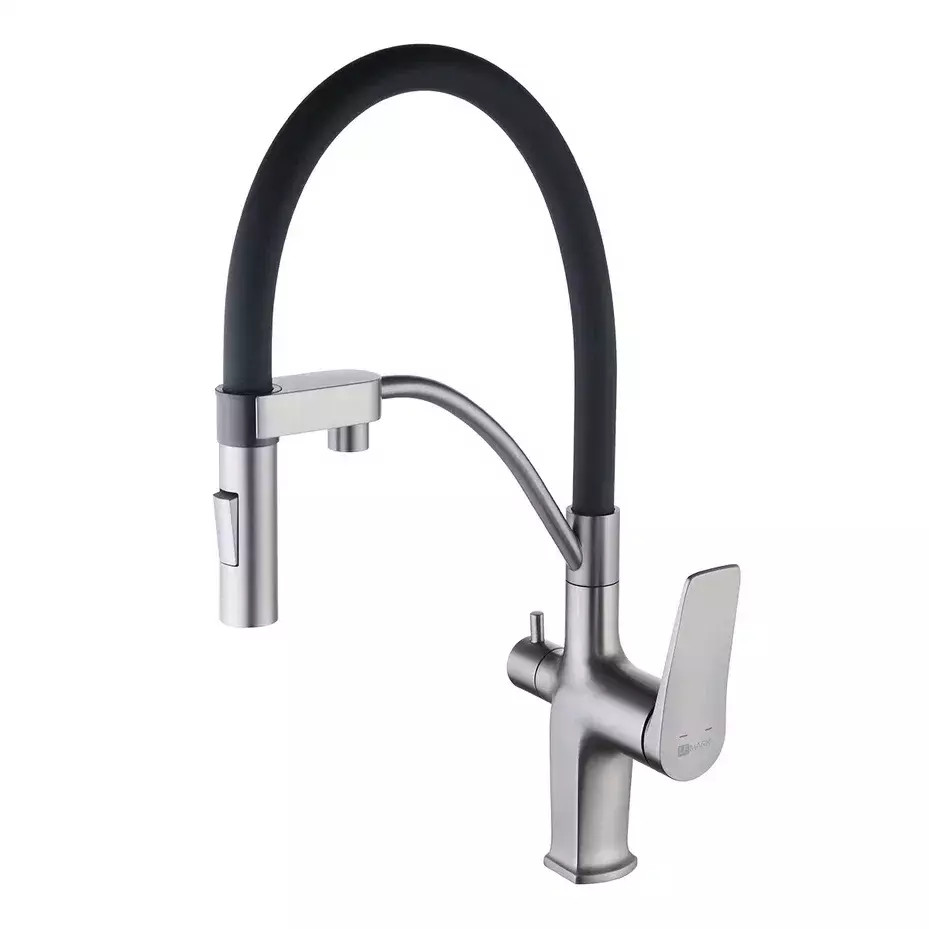 Смеситель для кухни с подключением к фильтру Lemark Bronx - LM3761GM