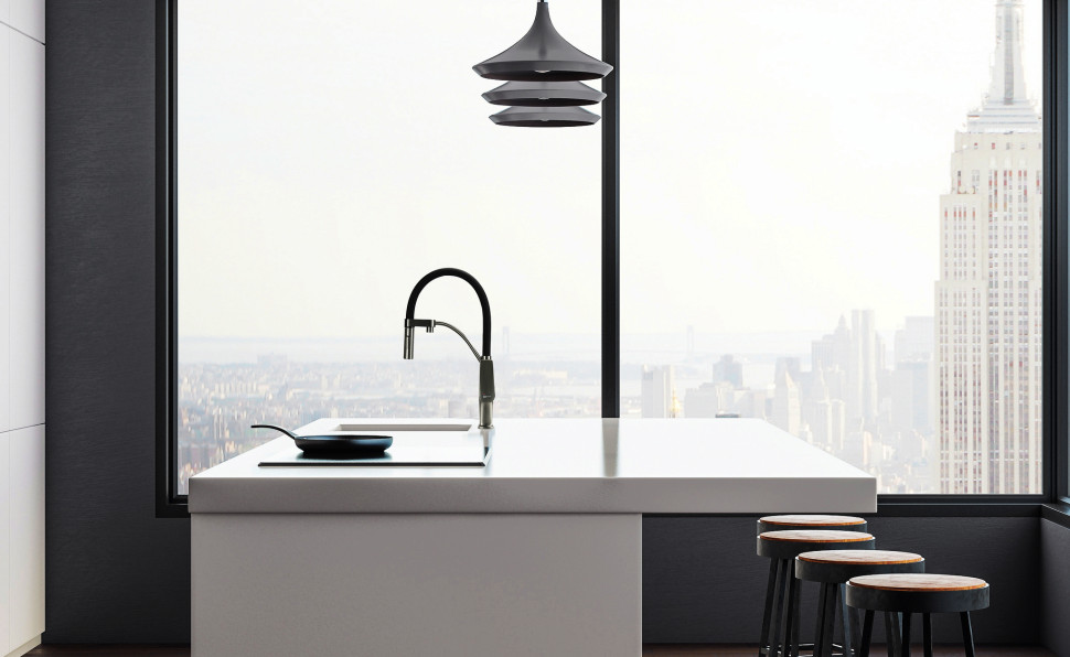 Смеситель для кухни с подключением к фильтру Lemark Bronx - LM3761GM