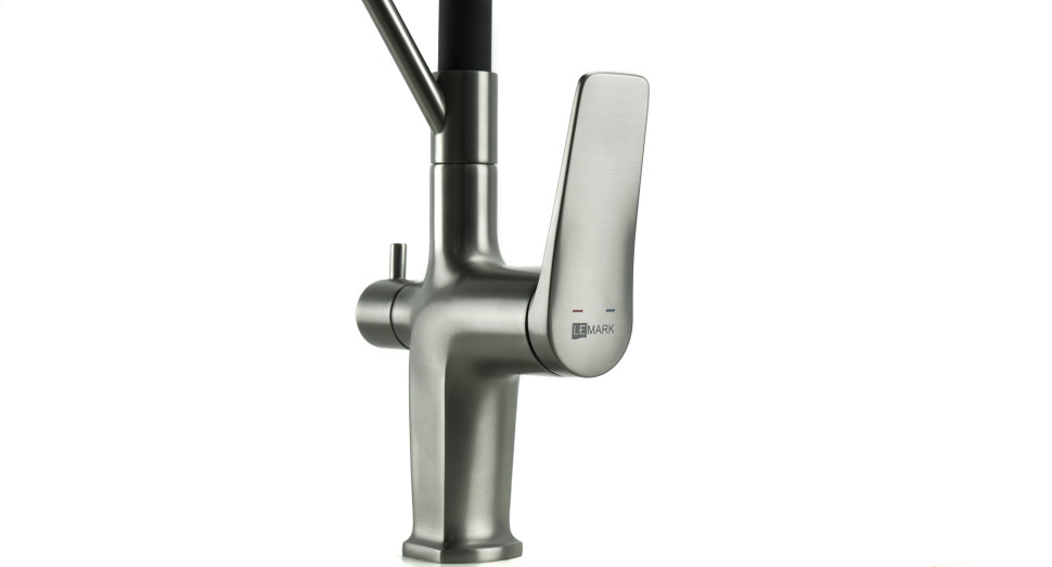 Смеситель для кухни с подключением к фильтру Lemark Bronx - LM3761GM
