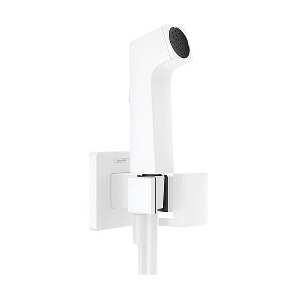 Гигиенический душ с держателем и шлангом 1250, белый Hansgrohe 29230700