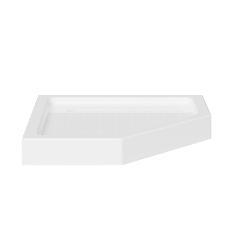 Душевой поддон ABBER AD3B080 80х80 трапеция, акриловый, белый