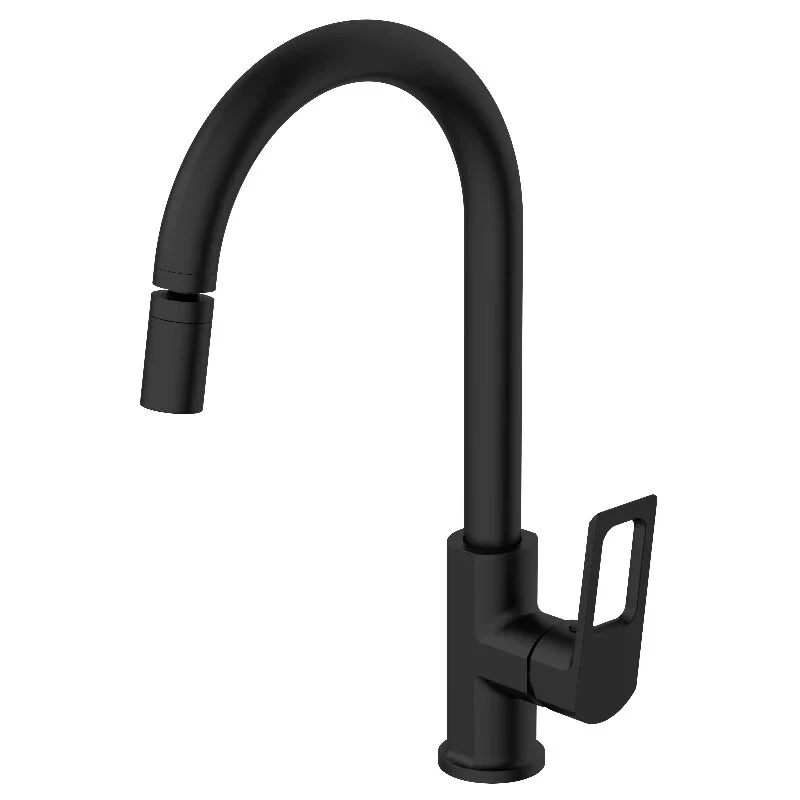 Смеситель для кухни, черный VODA Surf Black SF519BAR