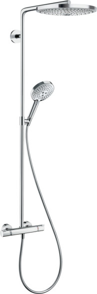 HG27133000 Raindance Select S Showerpipe 300 2jet Душевая система с термостатом, хром